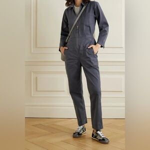 Alex Mill Standard Zip Front Jumpsuit Grey XS